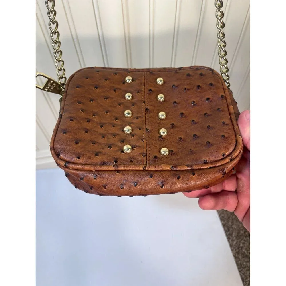 STEVE Madden ostrich print crossbody bag